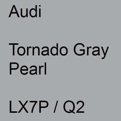 Audi, Tornado Gray Pearl, LX7P / Q2.